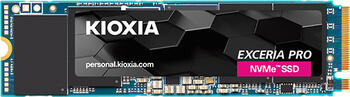 1&period;0 TB SSD KIOXIA EXCERIA PRO SSD&comma; M&period;2&sol;M-Key &lpar;PCIe 4&period;0 x4&rpar;&comma; lesen&colon; 7300MB&sol;s&comma; schreiben&colon; 6300MB&sol;s&comma; TBW&colon; 400TB