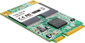 8 GB SSD DeLOCK Industrial Flash Modul, 50.8mm, mSATA 6Gb/s lesen: 105MB/s, schreiben: 20MB/s