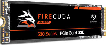 1.0 TB SSD Seagate FireCuda 530 SSD + Rescue, M.2/M-Key lesen: 7300MB/s, schreiben: 6000MB/s, TBW: 1.275PB