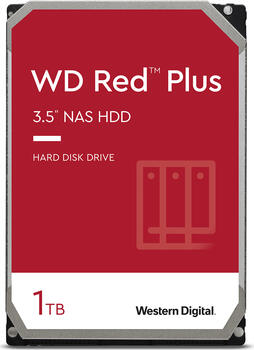 1.0 TB HDD Western Digital WD Red Plus-Festplatte, geeignet für Dauerbetrieb