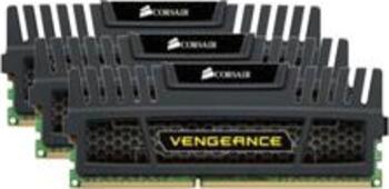 DDR3RAM 3x 4GB DDR3-1600 Corsair Vengeance schwarz, CL9-9-9-24 Kit