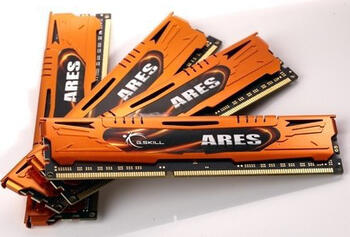 DDR3RAM 4x 8GB DDR3-1600 G.Skill Ares, CL10-10-10-30 Kit