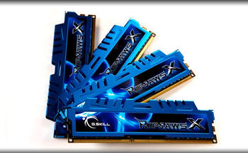 DDR3RAM 4x 8GB DDR3-2400 G.Skill RipJawsX blau, CL11-13-13-31 Kit