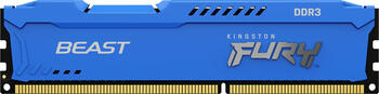 DDR3RAM 2x 8GB DDR3-1600 Kingston FURY Beast blau DIMM, CL10-10-10 Kit