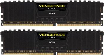 DDR4RAM 2x 8GB DDR4-3000 Corsair Vengeance LPX schwarz, CL16-20-20-38 Kit