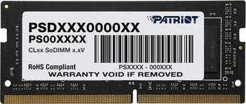 DDR4RAM 32GB DDR4-3200 Patriot Signature Line SO-DIMM, CL22-22-22-52