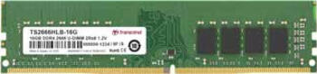 DDR4RAM 16GB DDR4-3200 Transcend JetRam DIMM, CL22 