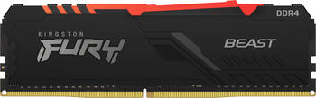 DDR4RAM 32GB DDR4-3600 Kingston FURY Beast RGB DIMM, CL18-22-22