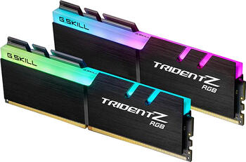 DDR4RAM 2x 8GB DDR4-3200 G.Skill Trident Z RGB DIMM, CL16-18-18-38 Kit