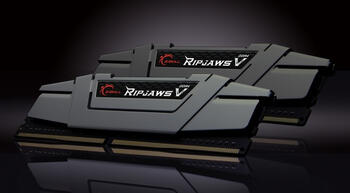 DDR4RAM 2x 8GB DDR4-3200 G.Skill RipJaws V grau DIMM, CL16-18-18-38 Kit