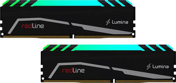 DDR4RAM 2x 8GB DDR4-3600 Mushkin Redline Lumina Black DIMM, CL18-22-22-42 Kit