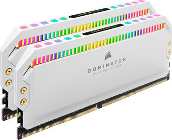 DDR4RAM 2x 16GB DDR4-3200 Corsair Dominator Platinum RGB White DIMM, CL16-20-20-38 Kit