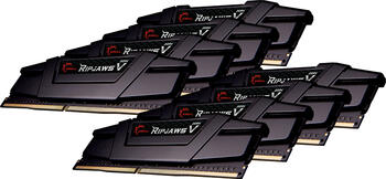 DDR4RAM 8x 32GB DDR4-3200 G.Skill RipJaws V schwarz DIMM, CL16-18-18-38 Kit
