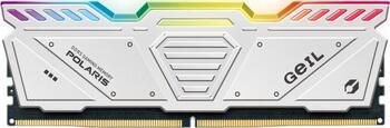 DDR5RAM 16GB DDR5-4800 GeIL Polaris White RGB SYNC DIMM on-die ECC, CL40-40-40-77
