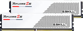 DDR5RAM 2x 32GB DDR5-5600 G.Skill Ripjaws S5 weiß DIMM on-die ECC, CL30-36-36-89 Kit