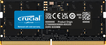 DDR5RAM 16GB DDR5-4800 Crucial SO-DIMM on-die ECC, CL40-39-39