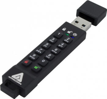 16 GB Apricorn Aegis Secure Key 3z USB-Stick, USB-A 3.0, lesen: 190MB/s, schreiben: 80MB/s