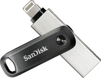 256 GB SanDisk iXpand Go USB-Stick, USB-A 3.0, Lightning 256 GB SanDisk iXpand Go USB-Stick, USB-A 3.0, Lightning