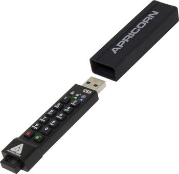 16 GB Apricorn Aegis Secure Key 3NX USB-Stick, USB-A 3.0, lesen: 77MB/s, schreiben: 72MB/s