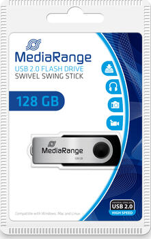 128GB MediaRange USB Speicherstick&comma; USB 2&period;0 lesen&colon; 10MB&sol;s&comma; schreiben&colon; 3MB&sol;s