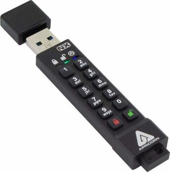 32 GB Apricorn Aegis Secure Key 3NX USB-Stick, USB-A 3.0, lesen: 77MB/s, schreiben: 72MB/s