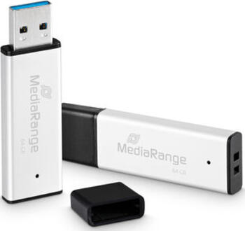 64 GB MediaRange USB 3&period;0 Performance Aluminium USB-Stick&comma; USB-A 3&period;0&comma; lesen&colon; 200MB&sol;s&comma; schreiben&colon; 85MB&sol;s