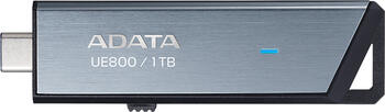 1.0 TB ADATA UE800 silber USB-Stick, USB-C 3.1, lesen: lesen: 1000MB/s, schreiben: 1000MB/s