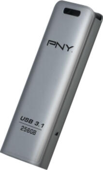 256 GB PNY Elite Steel 3.1 USB-Stick, USB-A 3.0, lesen:
