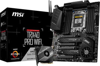 MSI TRX40 Pro WIFI, ATX Mainboard, 8x DDR4, max. 256GB, 1x USB-C 3.2