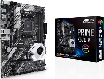 ASUS Prime X570-P Sockel AM4 ATX-Mainboard 4x DDR4 max. 128GB,  HDMI 1.4b, 2x USB-A 3.1