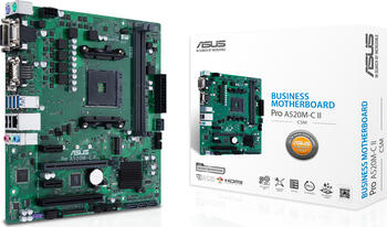 ASUS Pro A520M-C II/CSM, µATX Mainboard, 2x DDR4, max. 64GB, 1x VGA, 1x DVI-D, 1x HDMI 2.1