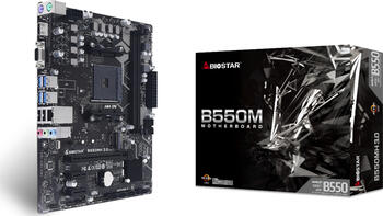 Biostar B550MH, µATX Mainboard, 2x DDR4, max. 64GB, 1x VGA, 1x HDMI 2.1