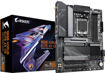 GIGABYTE B650 AORUS Elite AX V2, ATX Mainboard, 4x DDR5, max. 192GB, 1x HDMI 2.1, 1x USB-C 3.1