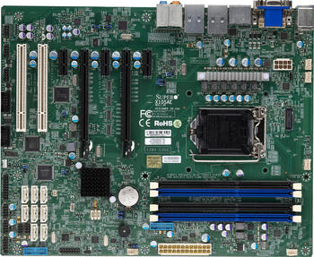 Supermicro X10SAE Sockel 1150 ATX-Mainboard 4x DDR3 max. 32GB, 1x VGA, 1x DVI-D, 1x HDMI 1.4, 1x DP