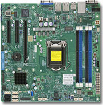 Supermicro X10SLM-F retail Sockel 1150 µATX-Mainboard 4x DDR3 max. 32GB, 1x VGA
