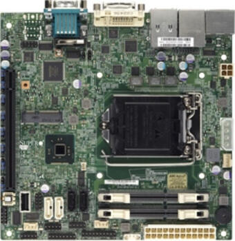 Supermicro X10SLV-Q retail, Mini-ITX Mainboard, 2x DDR3 SO-, max. 16GB, 1x DVI-I, 1x HDMI 1.4