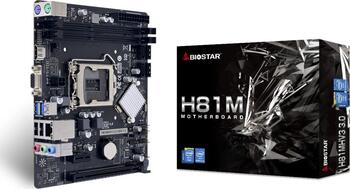 Biostar H81MHV3 3.0, µATX Mainboard, 2x DDR3, max. 16GB, 1x VGA, 1x HDMI 1.4