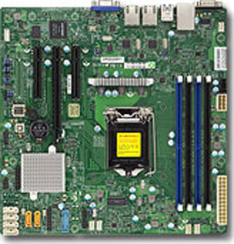 Supermicro X11SSL-F retail, µATX Mainboard, 4x DDR4, max. 64GB, 1x VGA