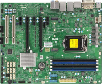 Supermicro X11SAE retail, ATX Mainboard, 4x DDR4, max.  64GB, 1x DVI-D, 1x HDMI 1.4