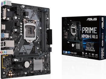ASUS Prime H310M-E R2.0/CSM, µATX Mainboard, 2x DDR4, max. 32GB, 1x VGA, 1x HDMI 1.4