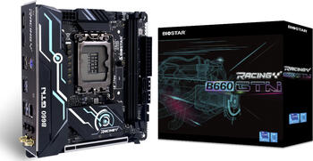 Biostar Racing B660GTN, Mini-ITX Mainboard, 2x DDR4, max. 64GB, 1x HDMI 2.0