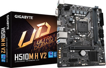 GIGABYTE H510M H V2, µATX Mainboard, 2x DDR4, max. 64GB, 1x VGA, 1x HDMI 1.4