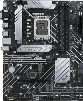 ASUS Prime B660-Plus D4, Sockel 1700, ATX-Mainboard, 4x DDR4 max. 128GB, VGA, HDMI 2.1, DisplayPort 1.4
