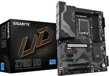 GIGABYTE Z790 UD, Sockel 1700, ATX-Mainboard, 4x DDR5 max. 128GB, HDMI 2.1, 1x DisplayPort 1.2