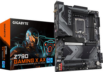 GIGABYTE Z790 Gaming X AX DDR5, Wifi 6, Sockel 1700, ATX-Mainboard, 4x DDR5 max. 192GB, HDMI 2.0, DP 1.2, USB-C