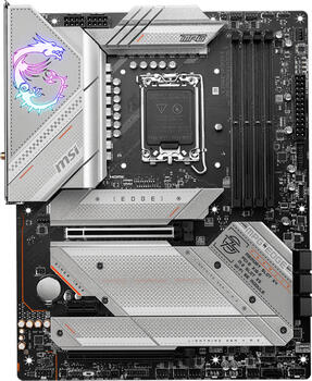 MSI MPG Z790 Edge WIFI, DDR5, Sockel 1700, ATX-Mainboard 4x DDR5 max. 128GB, HDMI 2.1, DisplayPort 1.4, USB-C 3.2