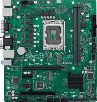 ASUS Pro H610M-C D4-CSM, Sockel 1700, µATX-Mainboard 2x DDR4 max. 64GB, VGA, HDMI 2.1, DisplayPort 1.4