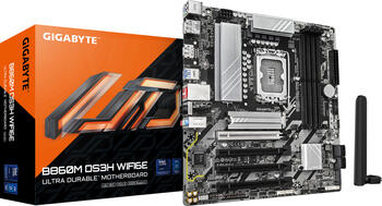 GIGABYTE B860M DS3H WIFI6E&comma; &micro;ATX Mainboard&comma; 1x HDMI 2&period;1&comma; 2x DisplayPort &comma; 4x DDR5