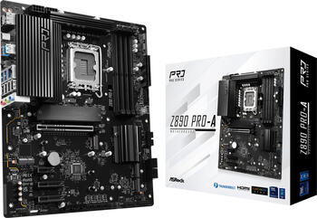 ASRock Z890 Pro-A Intel Z890 LGA 1851 4x DDR5, 1x DP 1.4, 1x HDMI 2.1 ASRock Z890 Pro-A Intel Z890 LGA 1851 4x DDR5, 1x DP 1.4, 1x HDMI 2.1