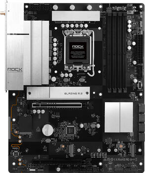 ASRock B860 Rock WiFi 7, ATX Mainboard, 4x DDR5 1x HDMI 2.1, 1x USB-C 3.0 ASRock B860 Rock WiFi 7, ATX Mainboard, 4x DDR5 1x HDMI 2.1, 1x USB-C 3.0